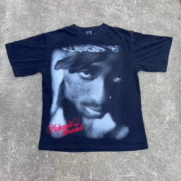 Vintage Makaveli Branded 2pac rap tee shirt - Picture 1 of 3
